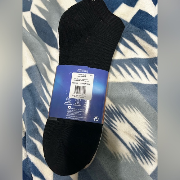 Footjoy Golf Men's Beige Comfort Sof Socks - 3 Pack ankle size 7-12 - Picture 3 of 4